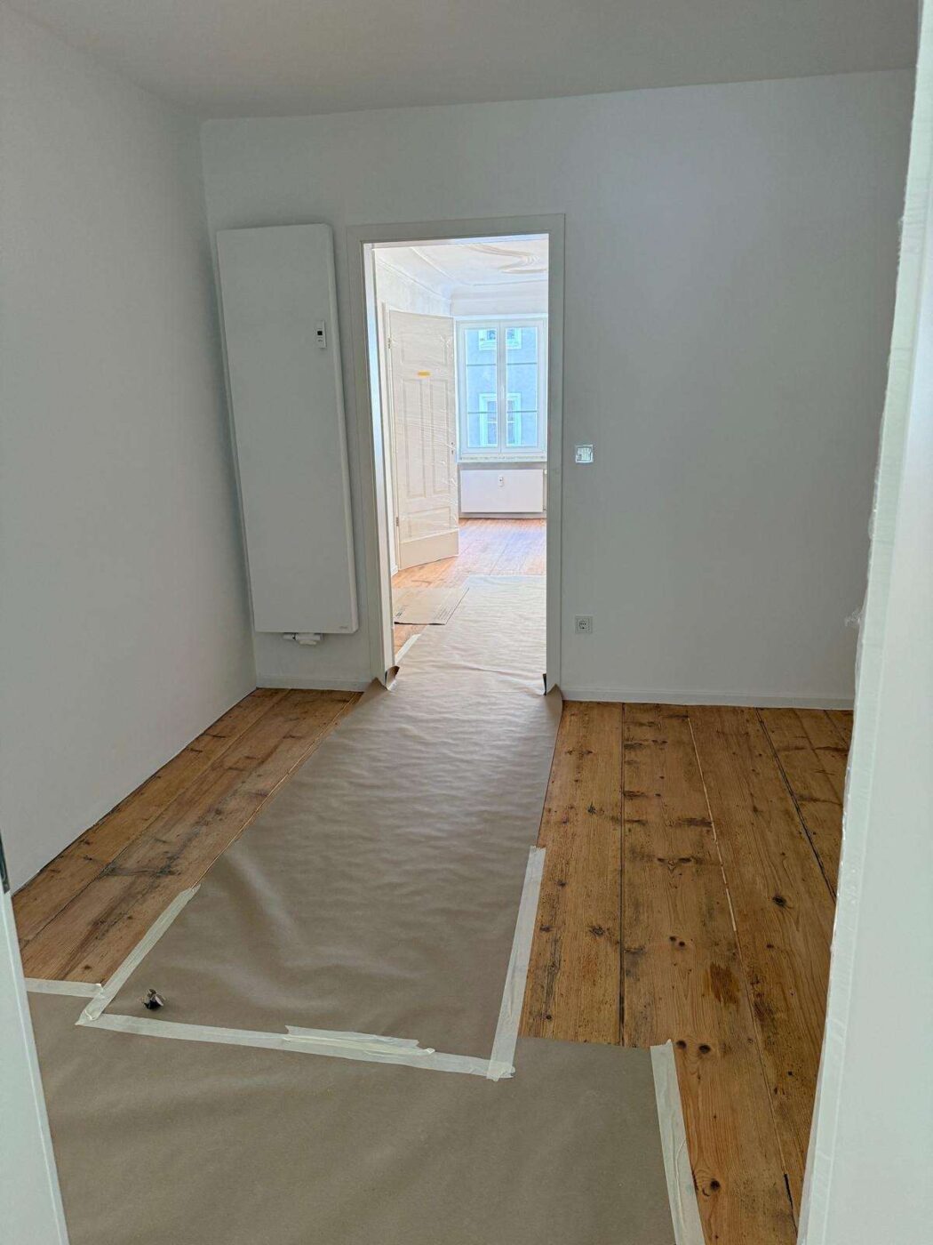 Durchgang zwischen den Wohnräumen
