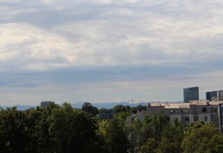 Ausblick aus der Wohnung im 6. Obergeschoss